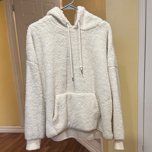 H&M Cream Fleece Hoodie - Picture 2 of 12